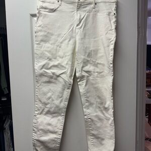 Women's Cream Jeans